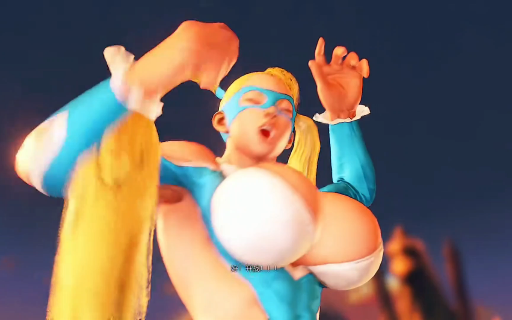 街头霸王5:波动拳大雷泳装美华vs绅士