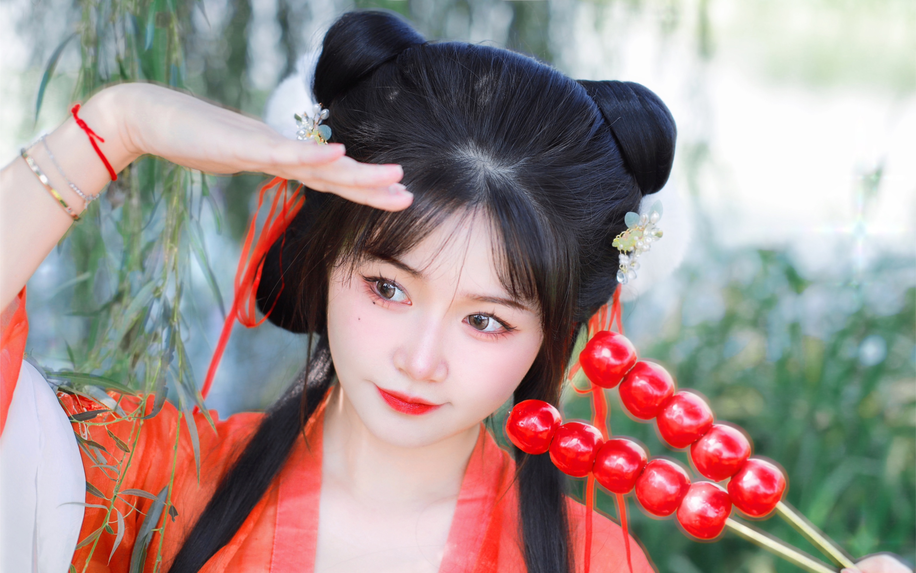 谁梳谁甜,小青梅汉服发型