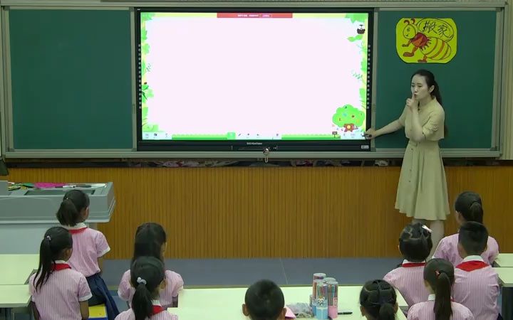 [图]【有完整视频】部编湘美版小学美术一年级上册《蚂蚁搬家》获奖课教学视频，宁夏(000000-1912222)