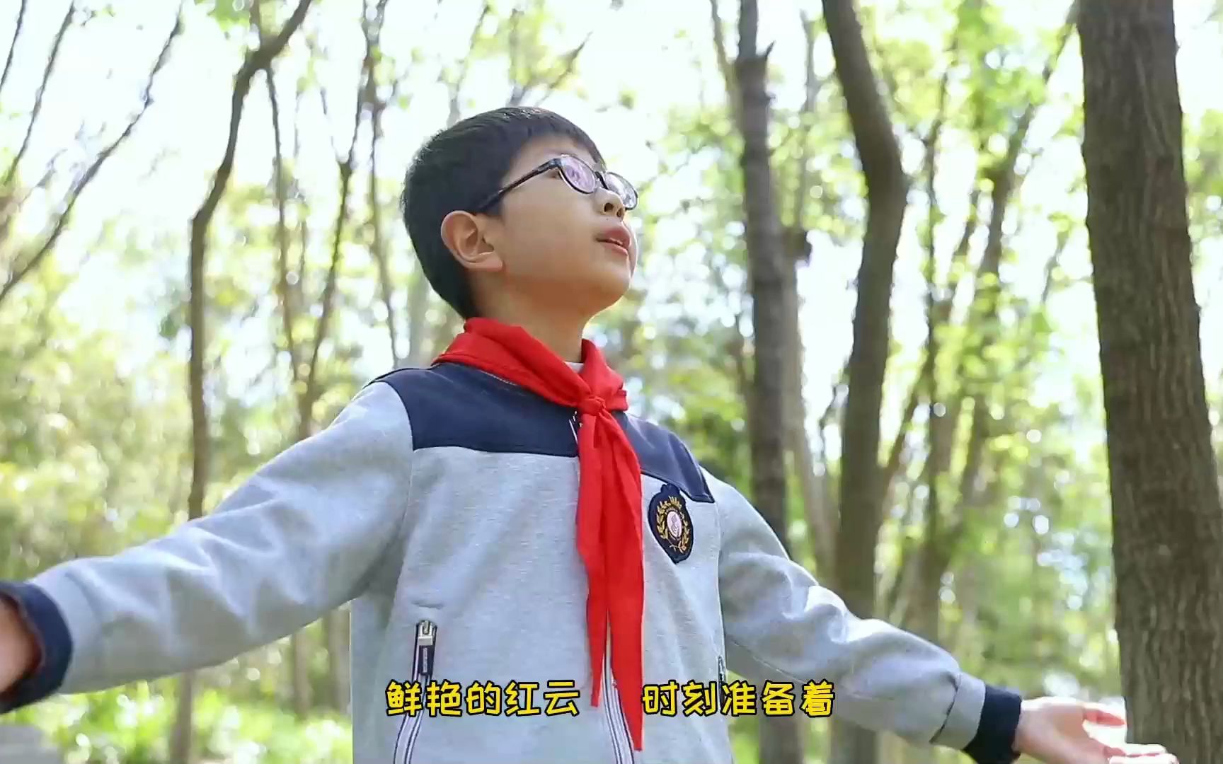 [图]歌曲《鲜艳的红云》潘月剑作词 王龙作曲 杨骐畅演唱 北京三番音悦文化出品作品 【该曲目选自 #张开歌声的翅膀# 潘月剑作词少儿歌曲精选辑】 (1)