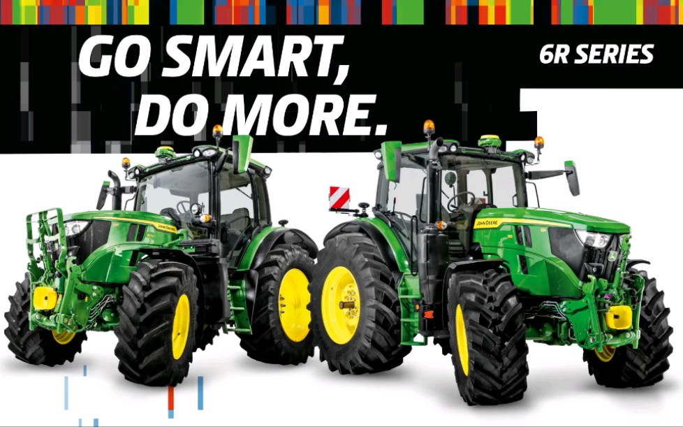 约翰迪尔(John Deere)全新2022款6R系列拖拉机哔哩哔哩bilibili