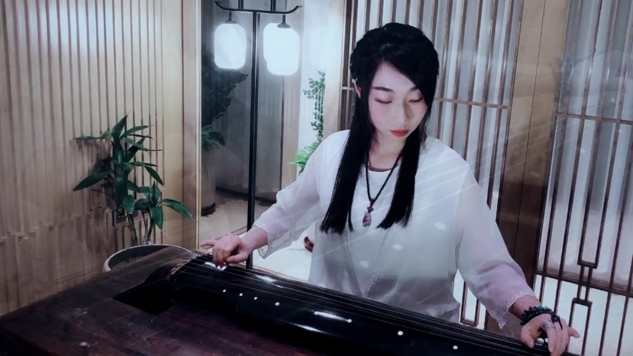 国风古琴林小娜老师演奏最美送别阳关三叠