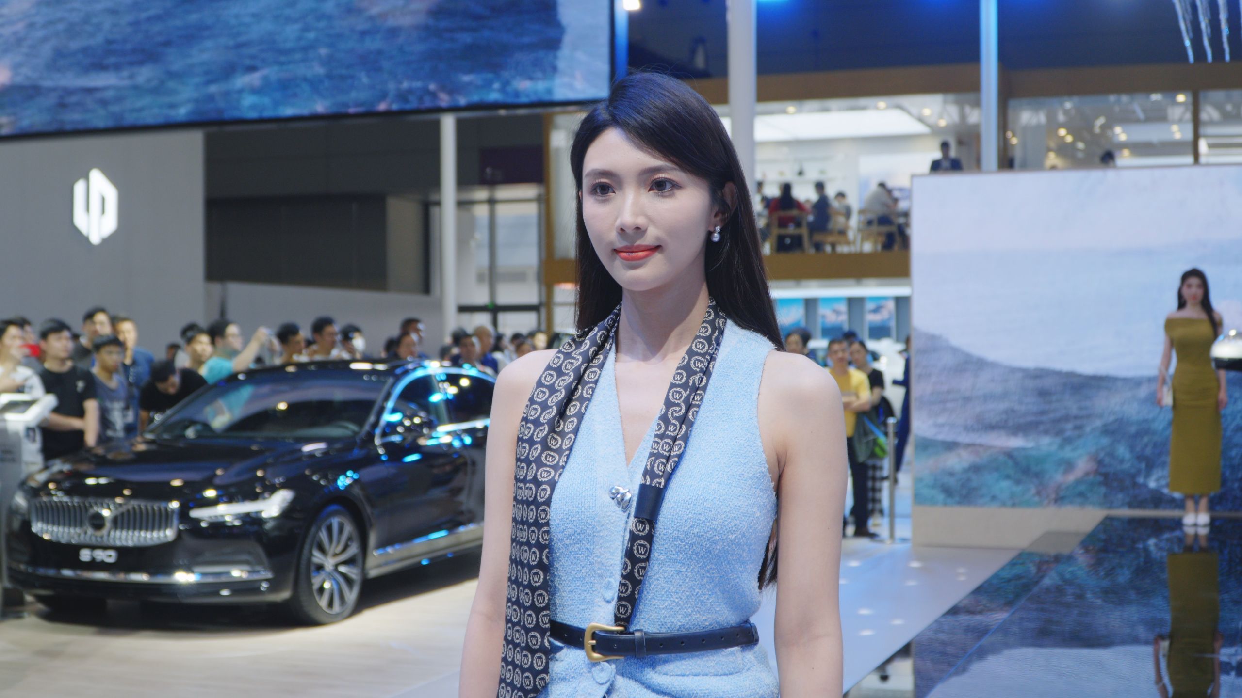 车模全明星 兰灵王 蔡悦 琪琪 石嘉旭 欣欣 2024粤港澳大湾区车展