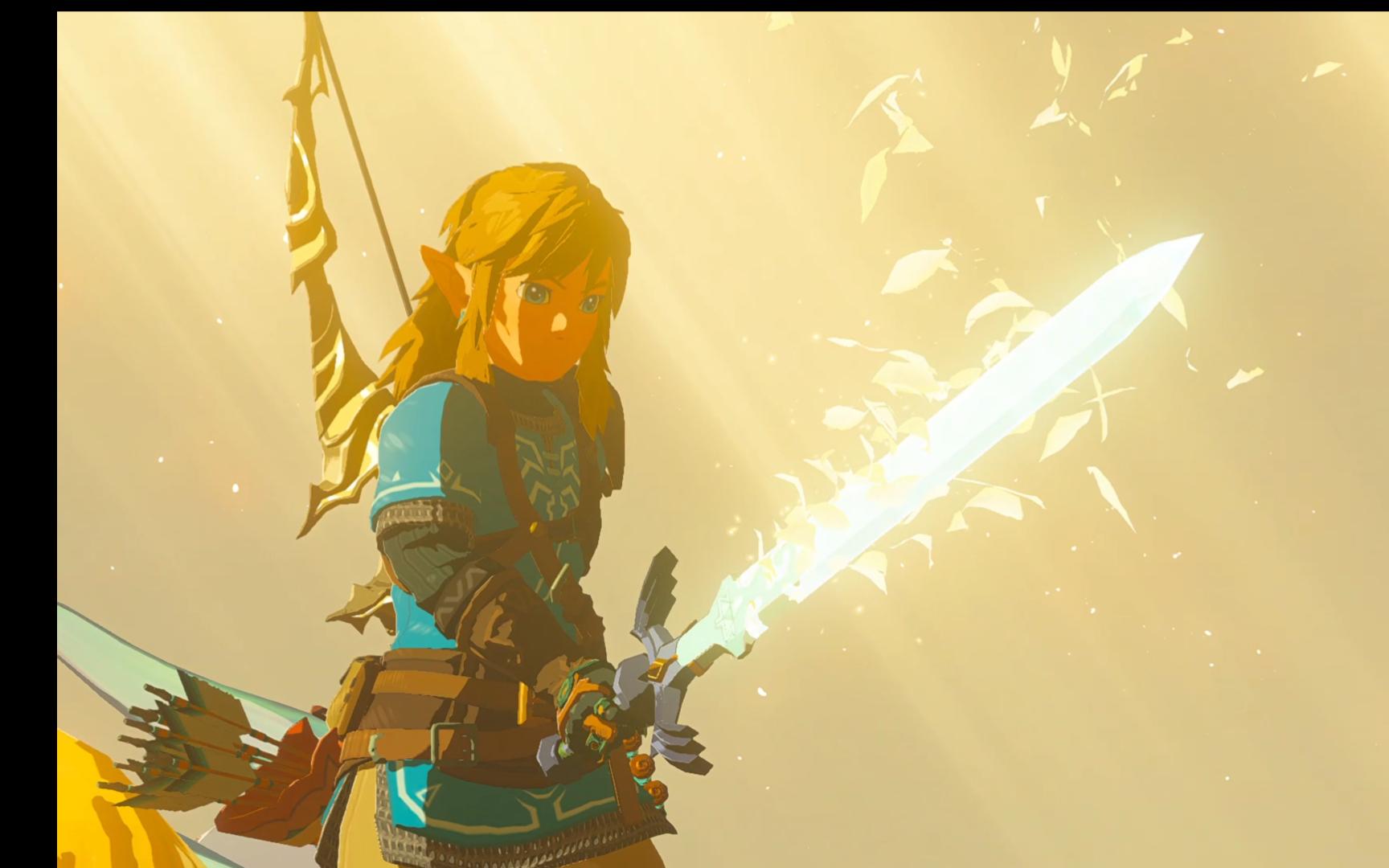 【塞尔达传说 王国之泪】拔大师剑一镜到底