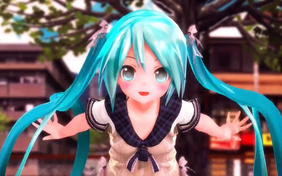 激萌三妈【mmd】爱的音乐时间【三妈式水手服初音miku】