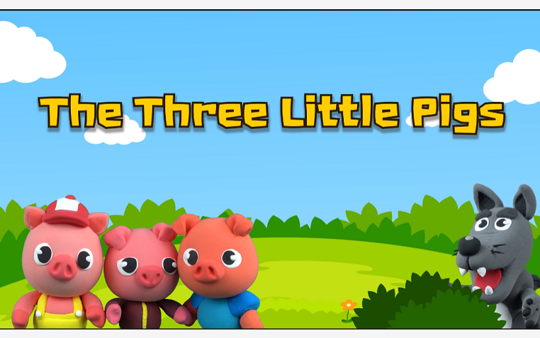 [图]经典童话故事 《三只小猪》The Three Little Pigs