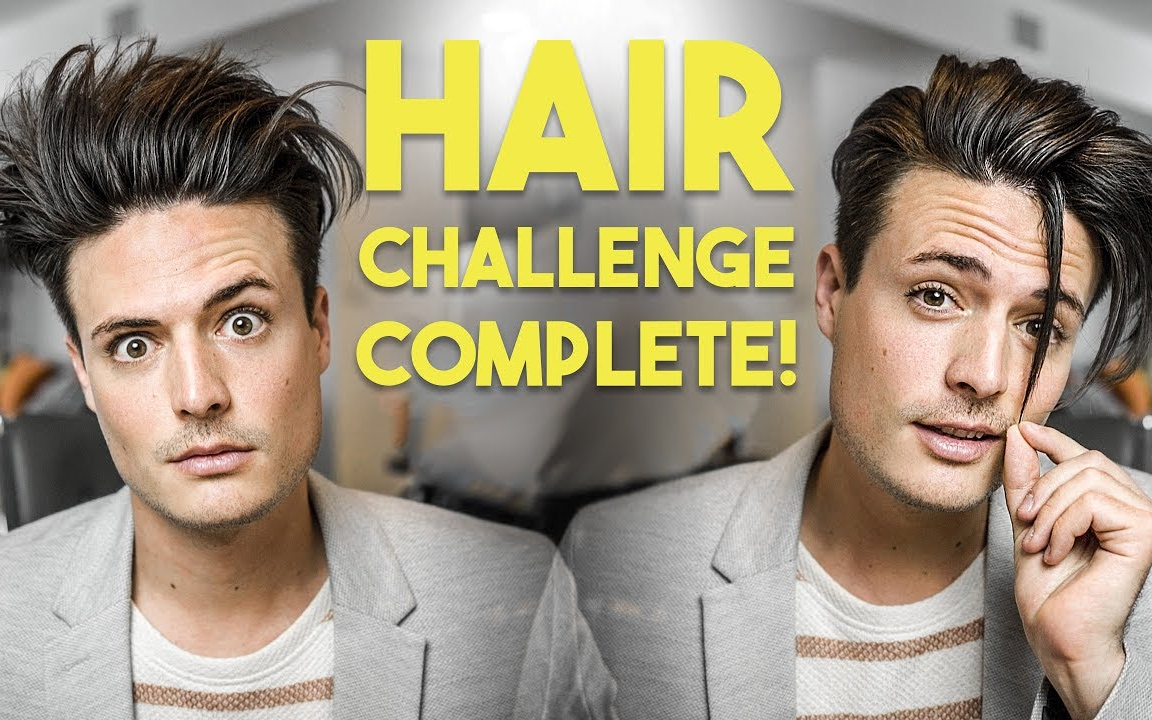 帅气发型男我们完了6个月毛发生长挑战赛第6个月
