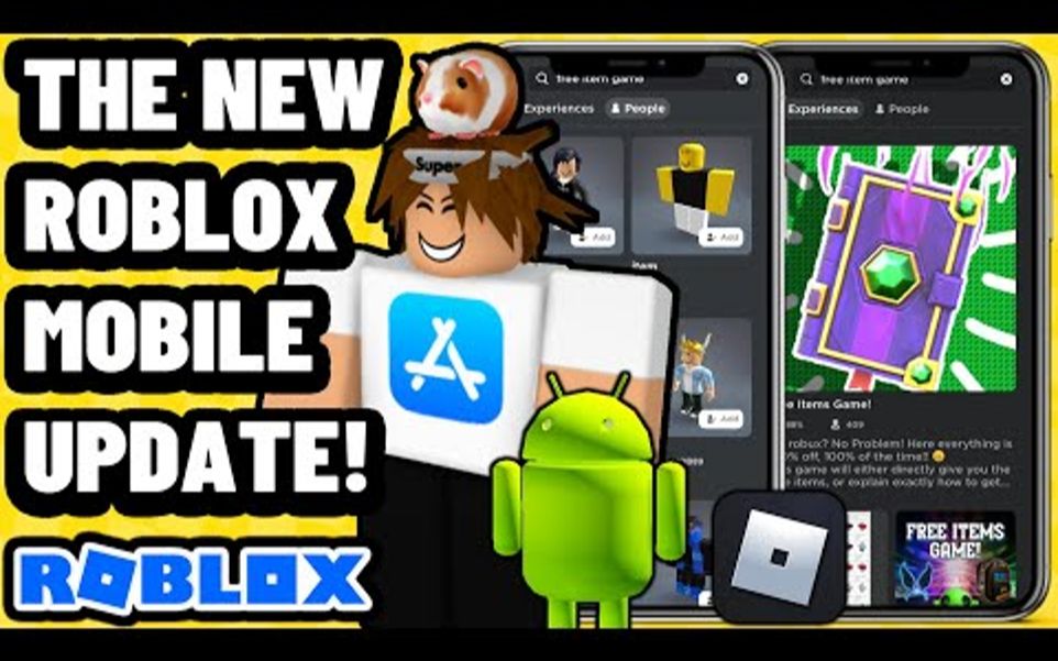 全新的roblox手机版更新!改进了玩家列表和游戏界面更新!