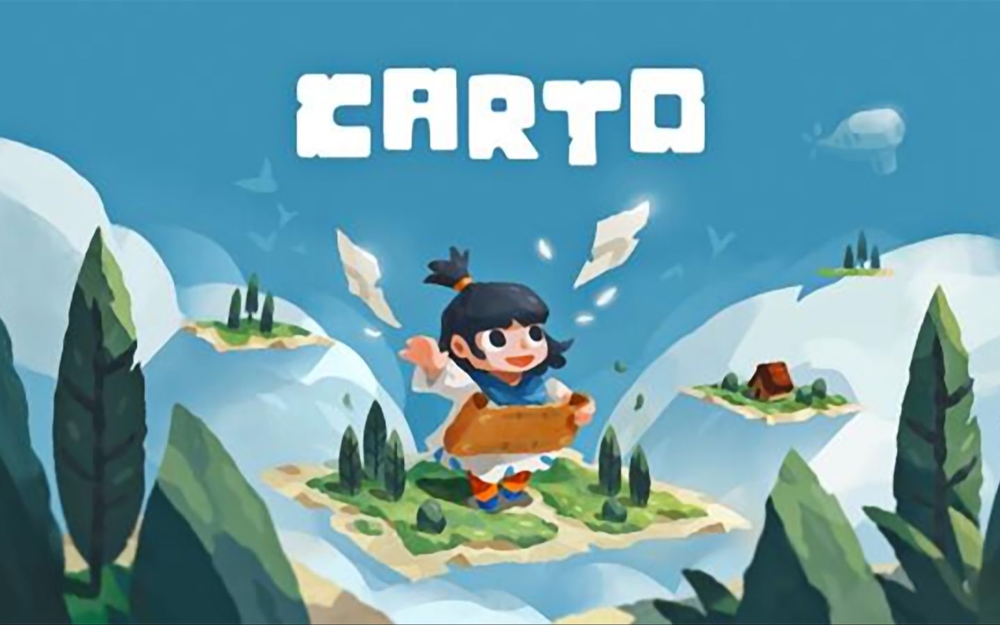 [图]卡通手绘小清新解谜游戏《Carto（卡朵）》全世界都是拼图，萌萌哒的人物温馨的故事