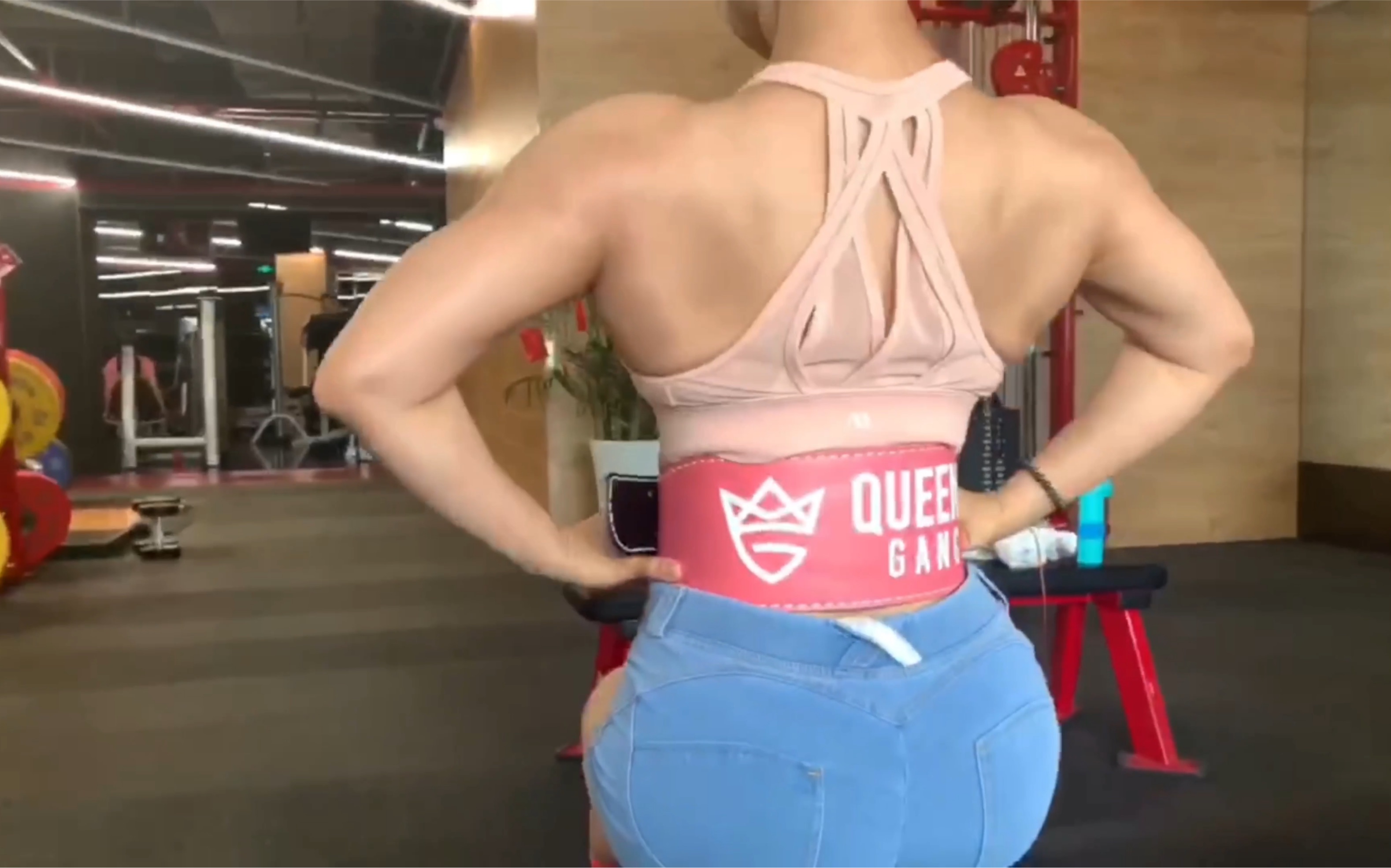 一个体脂组女毛睿的日常训练