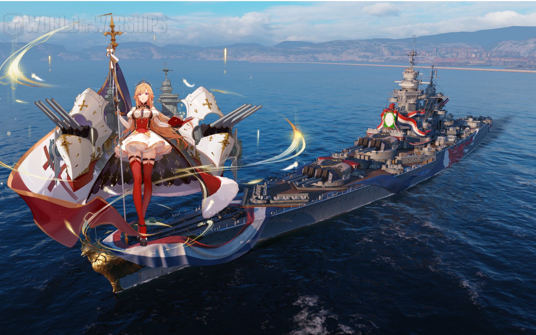 【战舰世界】黎塞留:晴空万里 -__-_哔哩哔哩 (゜-゜)つロ 干杯