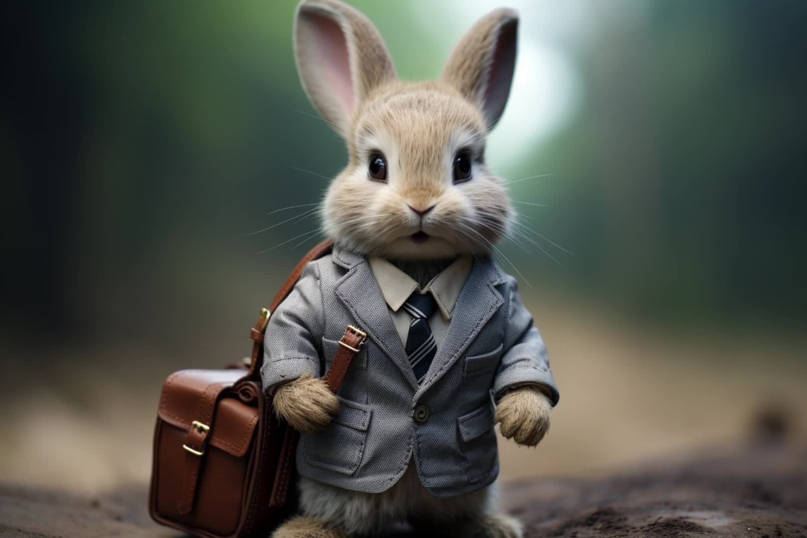 进击的兔兔第三弹 西装革履兔 地铁上班兔业务兔哈哈大笑兔咖啡兔