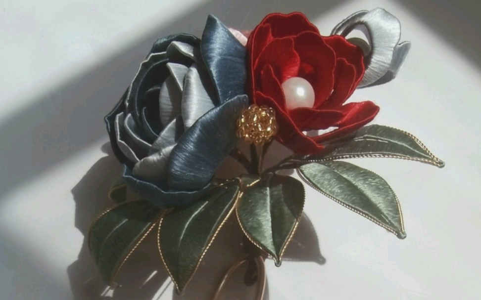 故宫绢花复原款,真正娘娘的簪