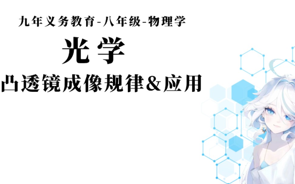 芙宁娜讲物理:凸透镜成像及其应用哔哩哔哩bilibili