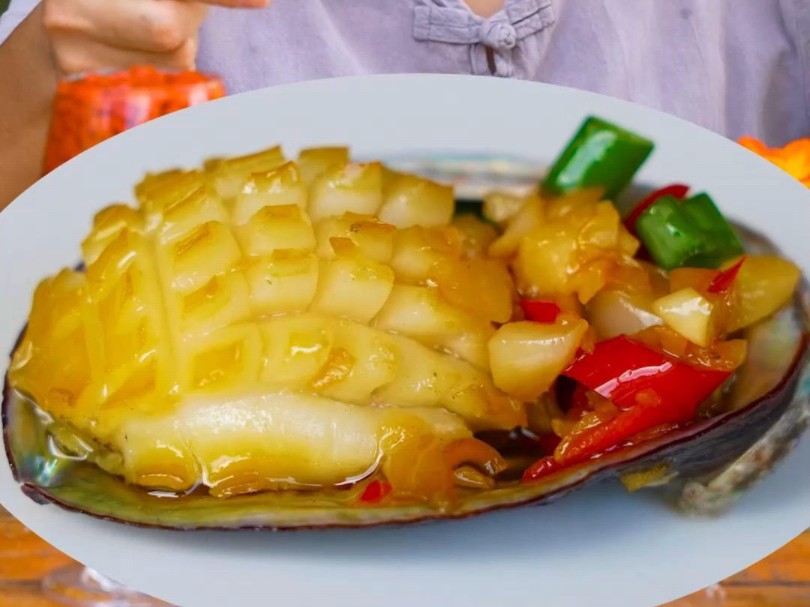 像这样做的蒜蓉鲍鱼鲜香q弹.