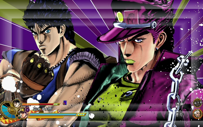 【jojo天堂之眼】空條承太郎&喬納森vs普奇神父&迪奧