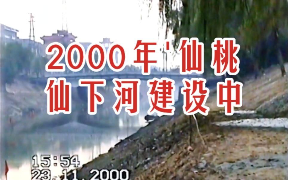 【时光记录】2000年 仙下河建设中的景象 千禧年 湖北省仙桃市历史纪实珍贵旧影像哔哩哔哩bilibili