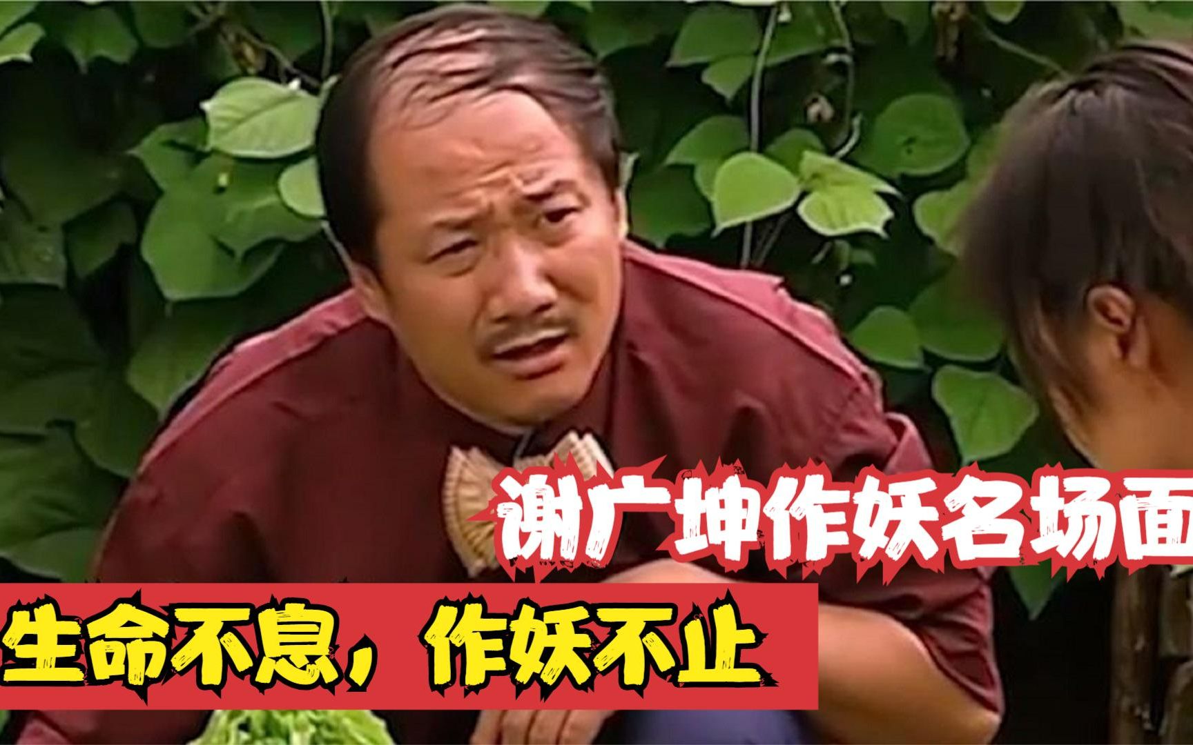 谢广坤爆笑作妖名场面偷戴女儿的发卡被儿子送进派出所