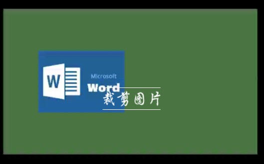 word小技巧――裁剪图片哔哩哔哩bilibili