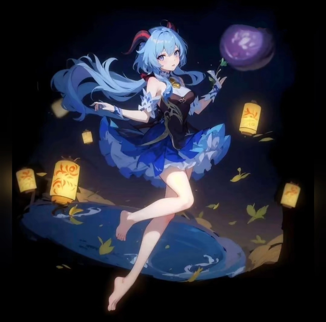 『原神』甘雨海灯节四星皮肤(存疑)