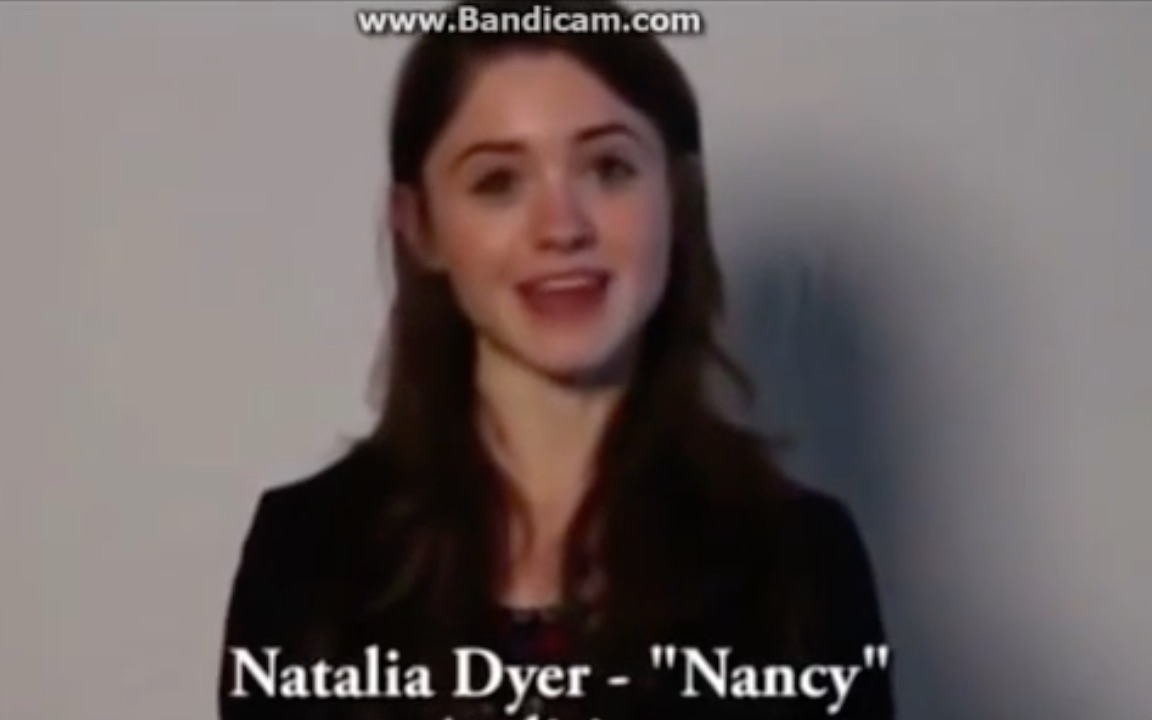 【怪奇物语|物料】试镜视频!Nancy饰演者Natalia Dyer怪奇物语大放出!哔哩哔哩bilibili