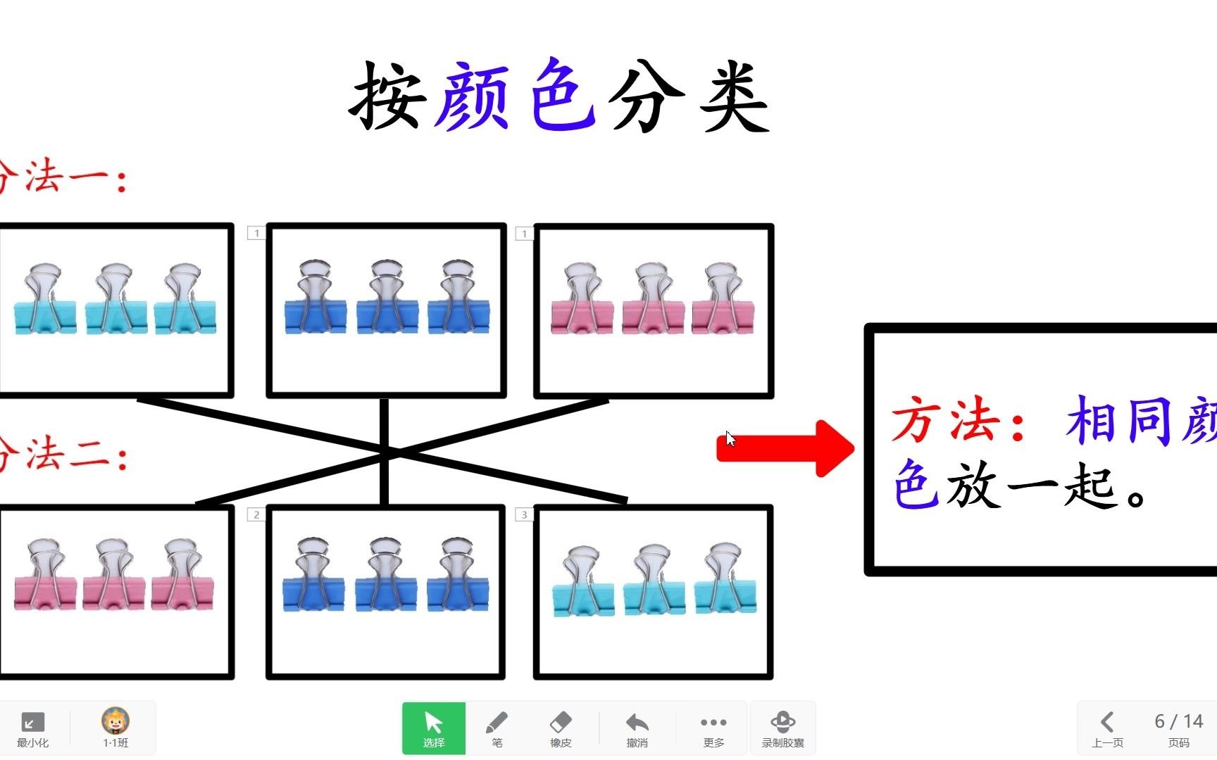 【按颜色分类】培智生活数学微课—特殊教育哔哩哔哩bilibili