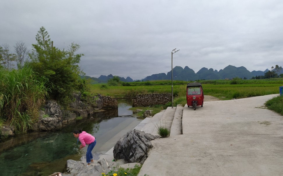 壮乡小莫村里的地下泉这水质一流