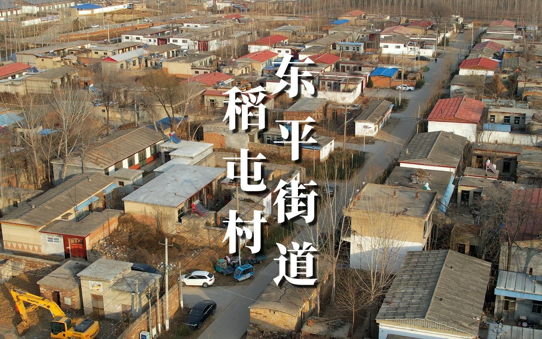 航拍美丽乡村系列|山东省东平县东平街道稻屯村哔哩哔哩bilibili