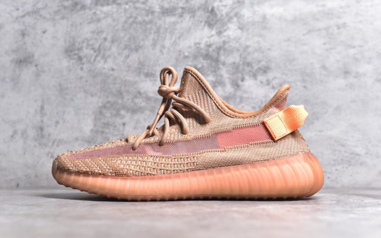 阿迪达斯椰子珊瑚橙 adidas yeezy 350v2 boost clay 粘土红土低帮
