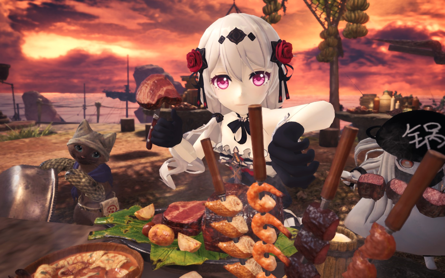 当你装了一万个mod去狩猎花嫁咩咩子