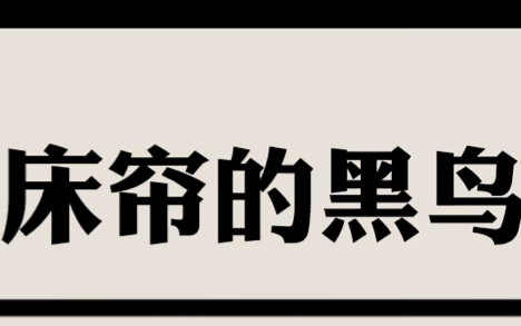 [图]你知道宿舍规则怪谈吗！凌晨十二点宿舍广播突然说要查宿，但是又有一个神秘声音警告着学生远离那些规则！后续踢我，书名《床帘的黑鸟》