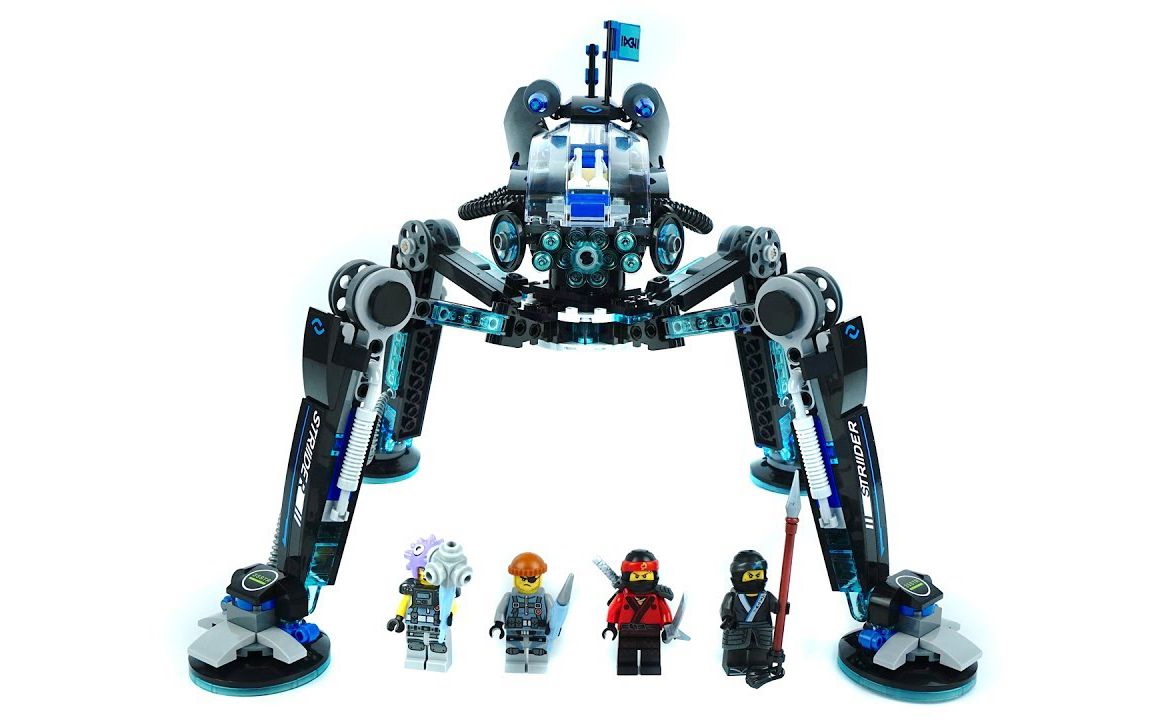 乐高lego70611幻影忍者水上战斗机甲速拼评测