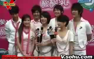 【S.H.E】20080115 S.H.E 飞轮海 蒙牛代言 华研七匹狼 师姐调戏师弟,师弟巴结师姐哔哩哔哩bilibili