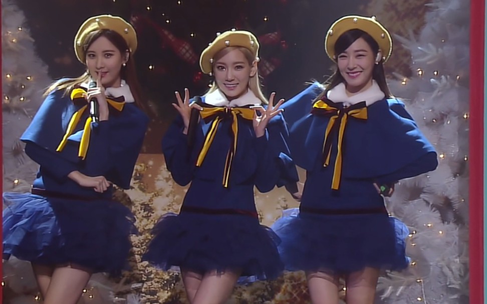 【少女时代taetiseo】打歌舞台《dear santa》中字～(151206)