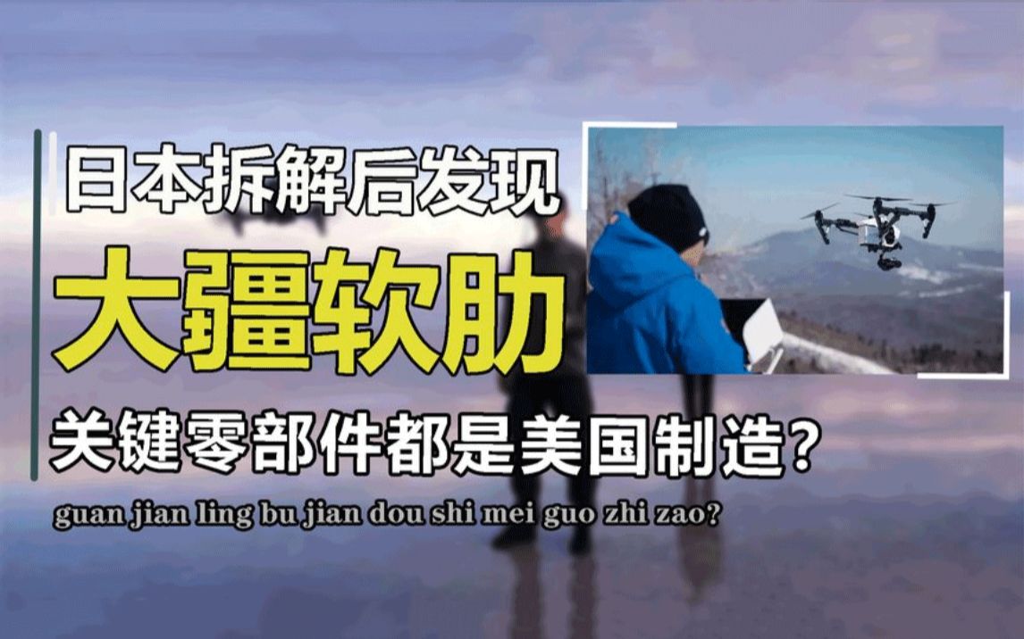 大疆或成下一个华为?日本拆机后发现软肋,关键部位芯片是美国造哔哩哔哩bilibili