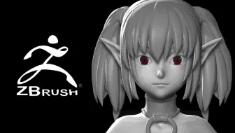 【zbrush雕刻】零基础如何快速学会片状头发雕刻？新手教程毛发雕刻制作技巧教学