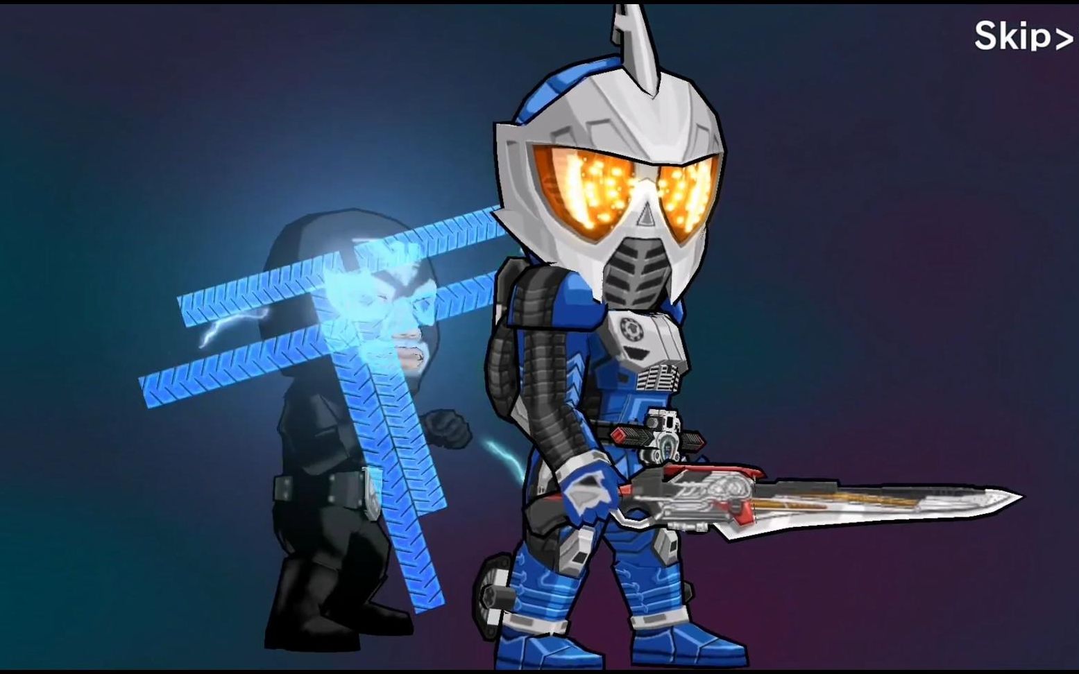 假面骑士战斗突击 假面骑士accel trial 必杀演示_哔哩哔哩 (゜-゜)つ