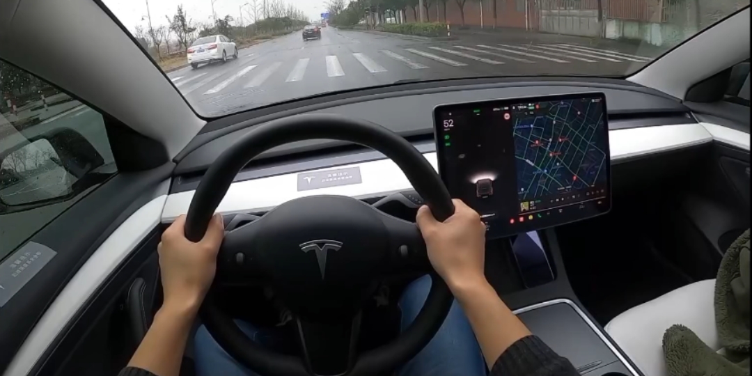 【特斯拉model3】第一视角驾驶,驾驶操控性确实很好!(4)