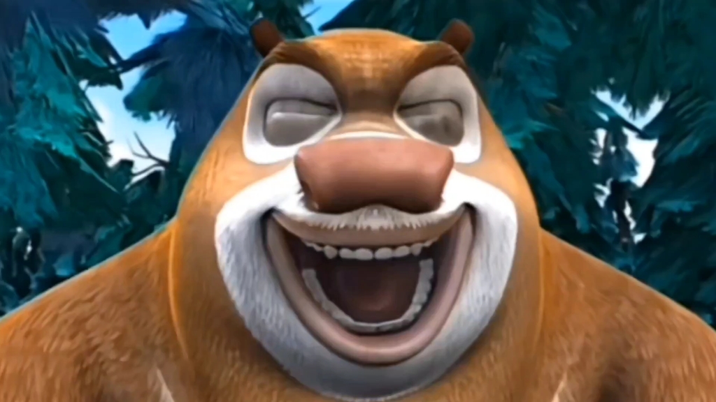 熊大傻笑一小时