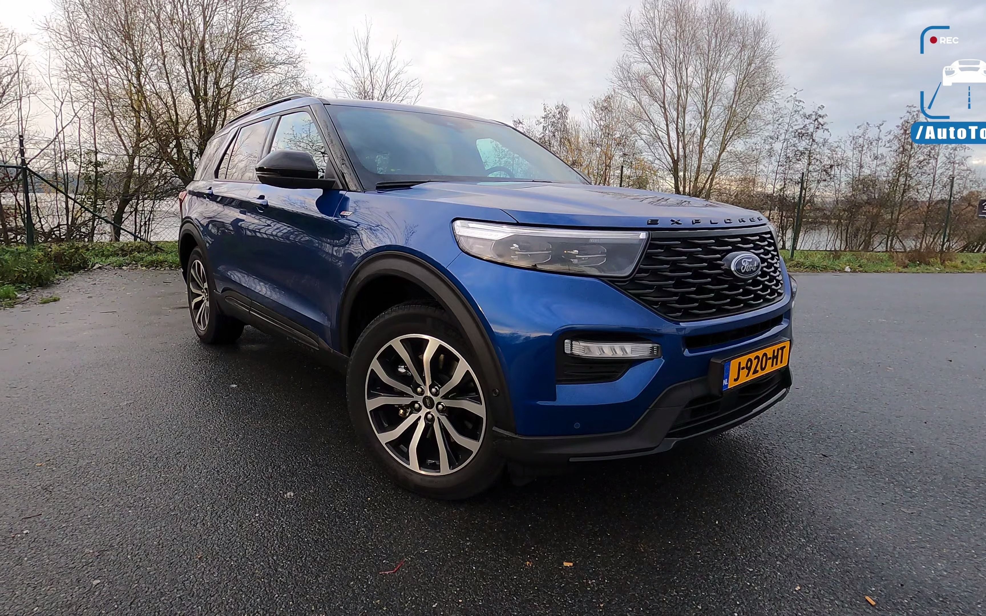 4k60p2021福特探险者457匹phevstline第一视角试驾不限速高速无字幕