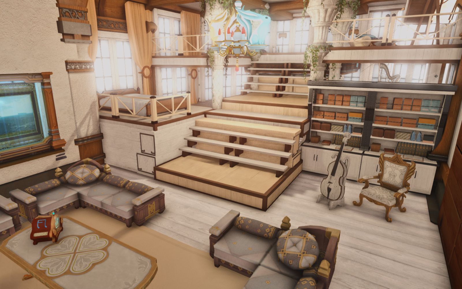 【ff14】房屋装修 现代s房装修 客单存档