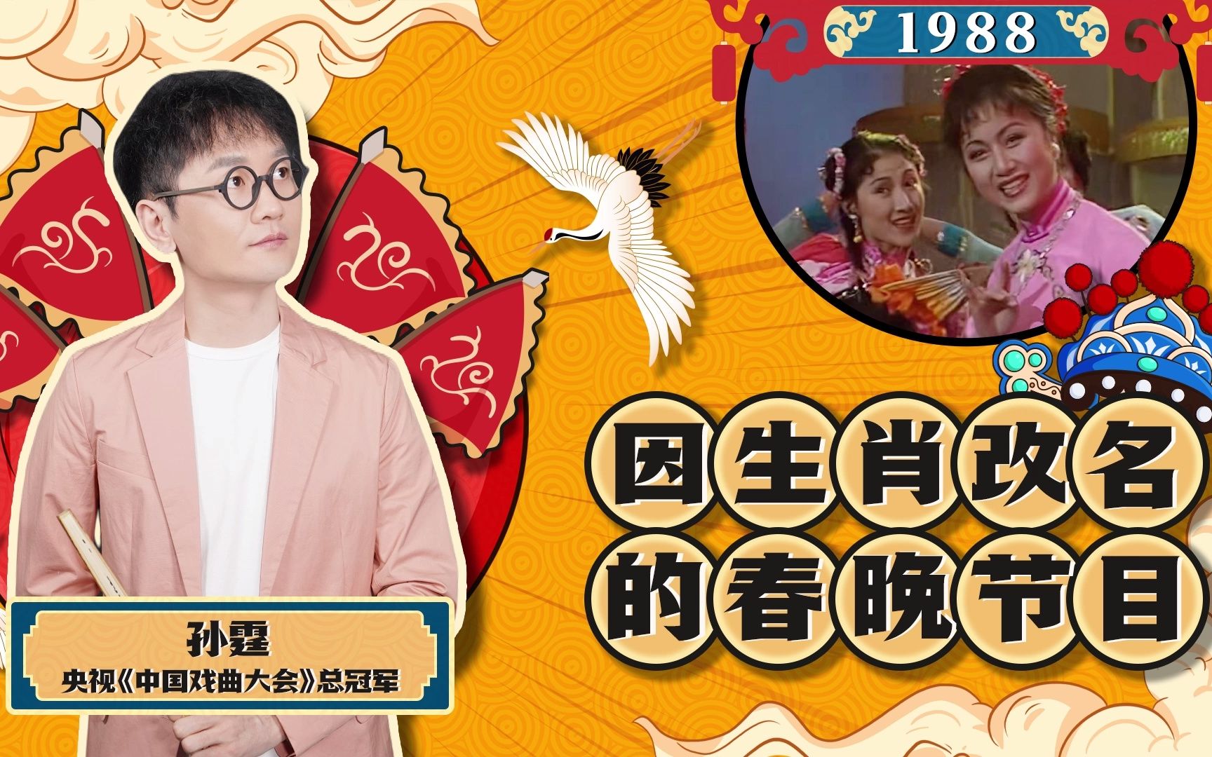 [图]春晚1988，因龙年改名的节目