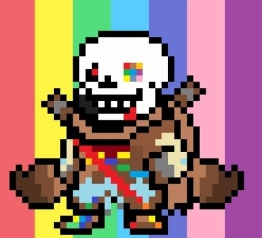 Ink sans tokyovania phase 3 pixel art