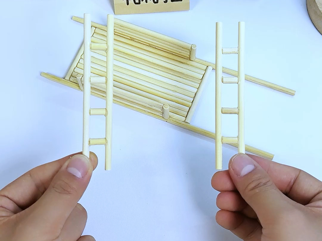 劳动节快到了,用筷子做好玩的迷你小板车