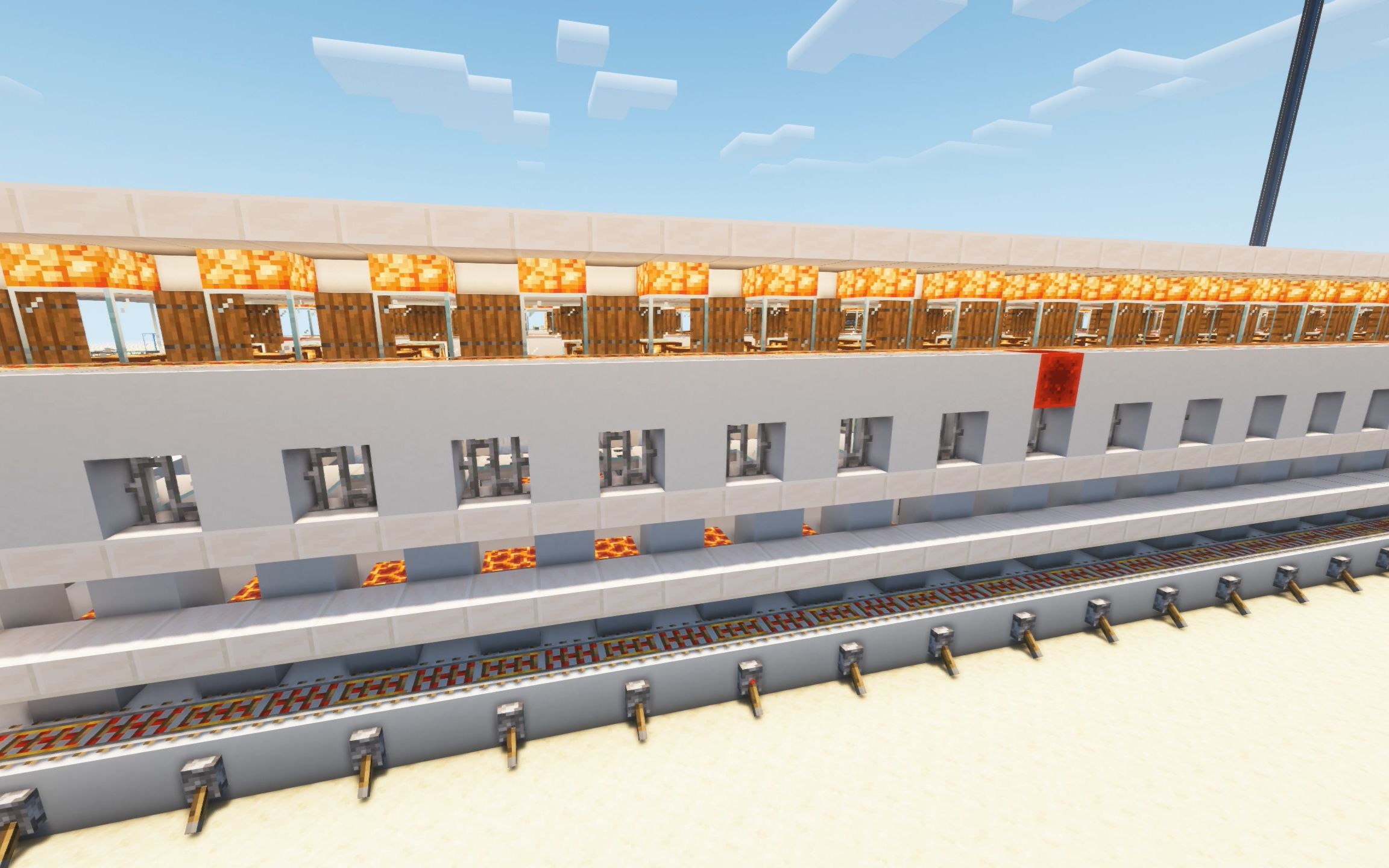 【minecraft 我的世界】村民洗头式交易所 雷疯设计_我的世界