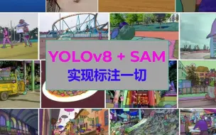 Download Video: YOLOv8 +SAM，真的可以了！两行代码即可实现分割一切，一行代码实现标注一切