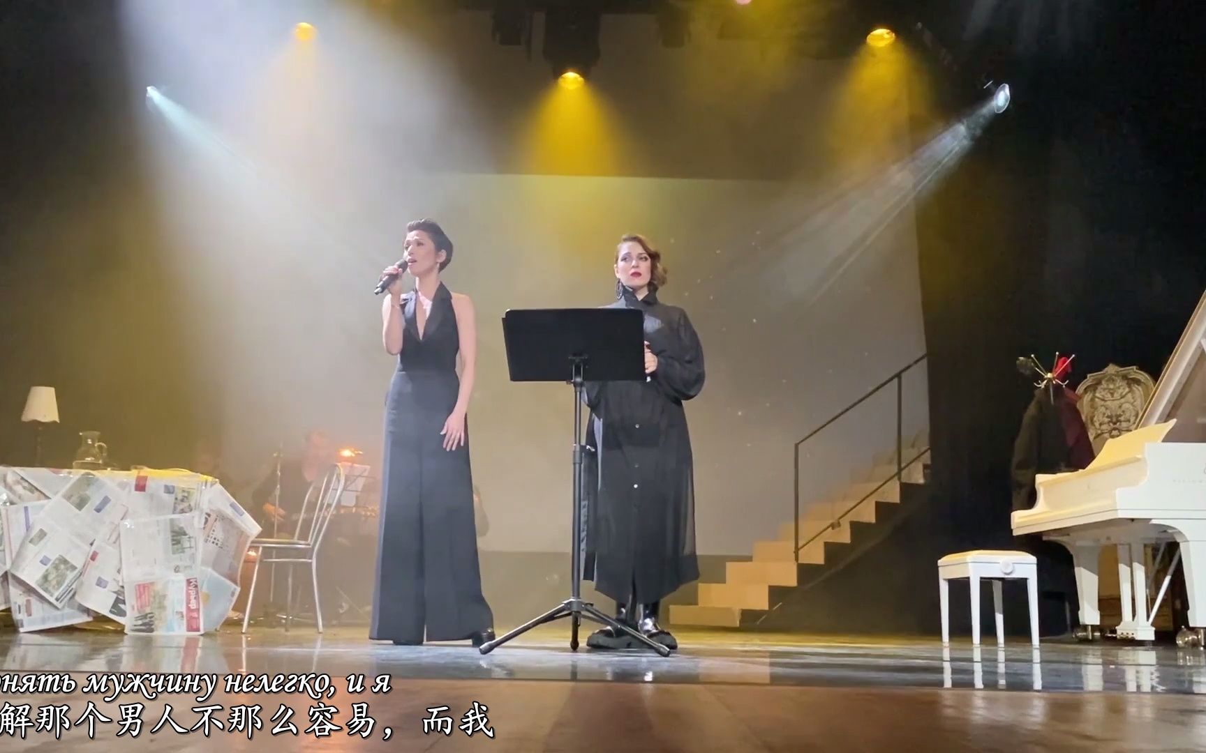 [图]【Yulia Churakova & Agata Vavilova】I know him so well - Chess the musical 中俄字幕