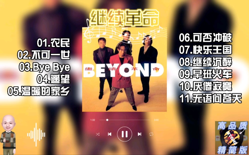 [图]Beyond《继续革命》专辑1992年7月10日发行