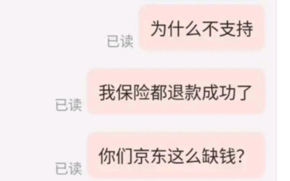 保险都退款成功了京东不退哔哩哔哩bilibili