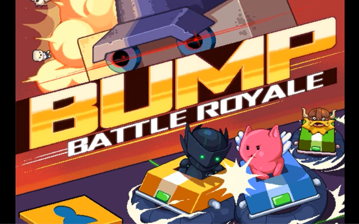 [图]【Nitrome】Bump Battle Royale（碰撞大逃杀）通关展示